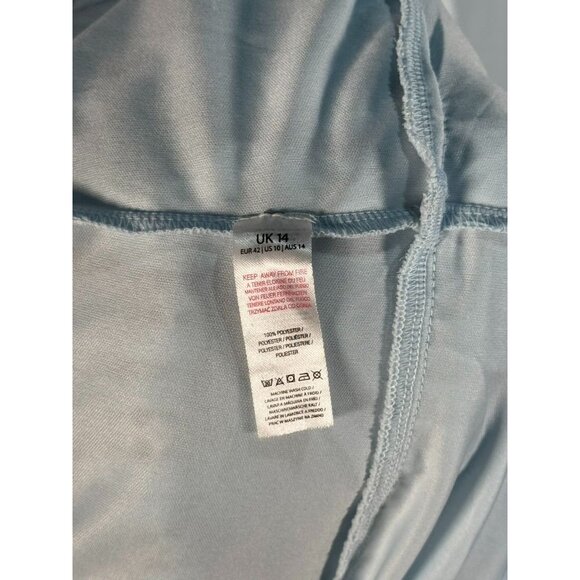 Creea The Label Womens Dress Size S Blue Polka Dot Long Sleeve Europe style - Picture 11 of 12